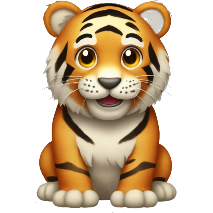 plush tiger emoji