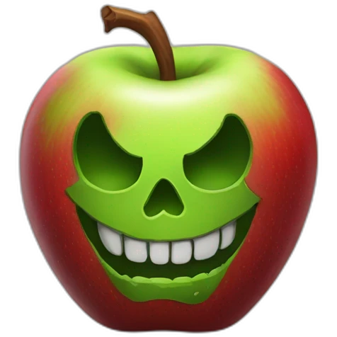 poison apple emoji