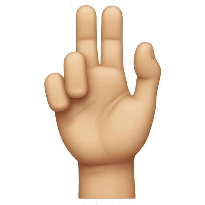 bent index finger emoji