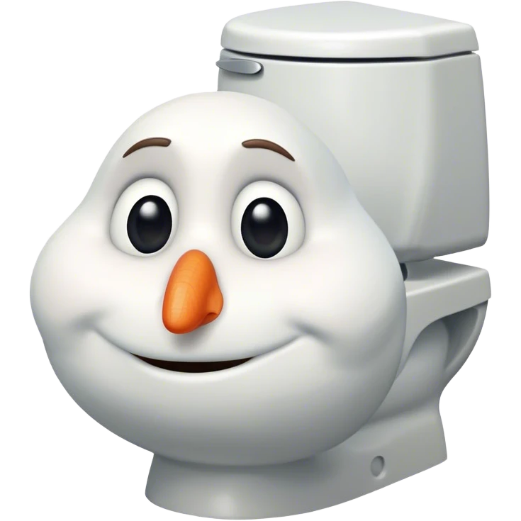 Olaf в туалеті emoji