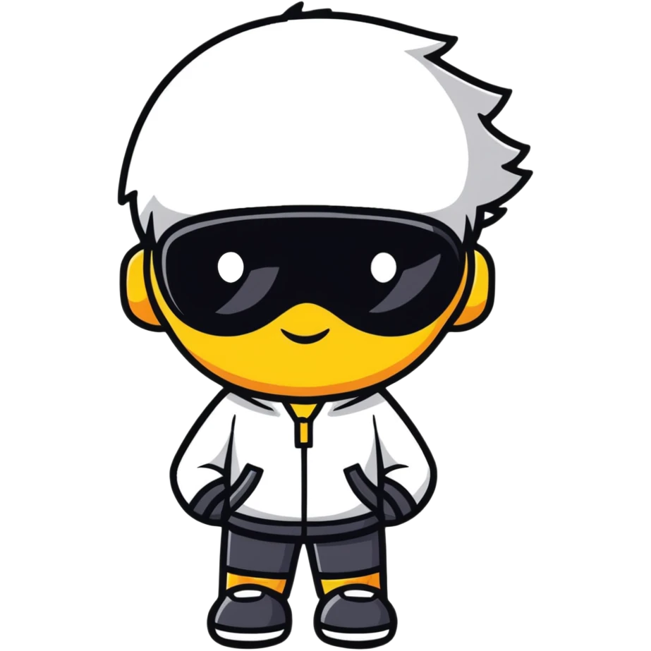 cool boy character for profile picture emoji