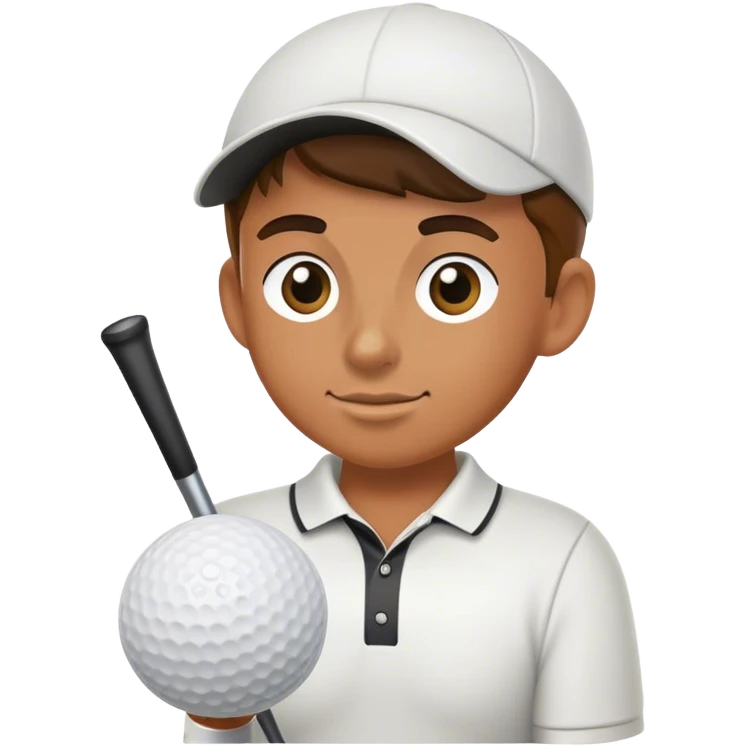 Golfeur avec balle emoji
