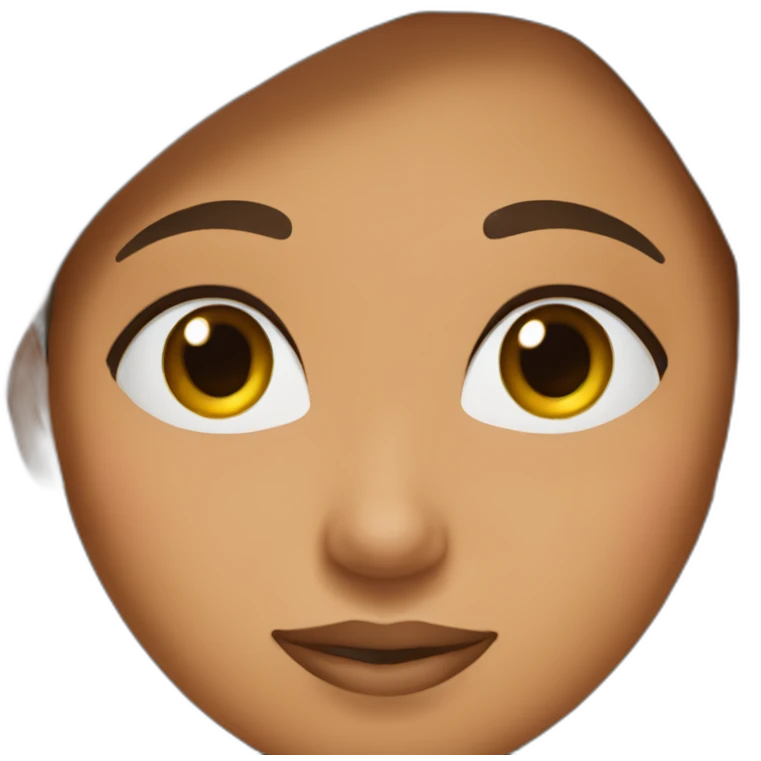 Brown and smooth-girl-with-Yu Wady Soe emoji