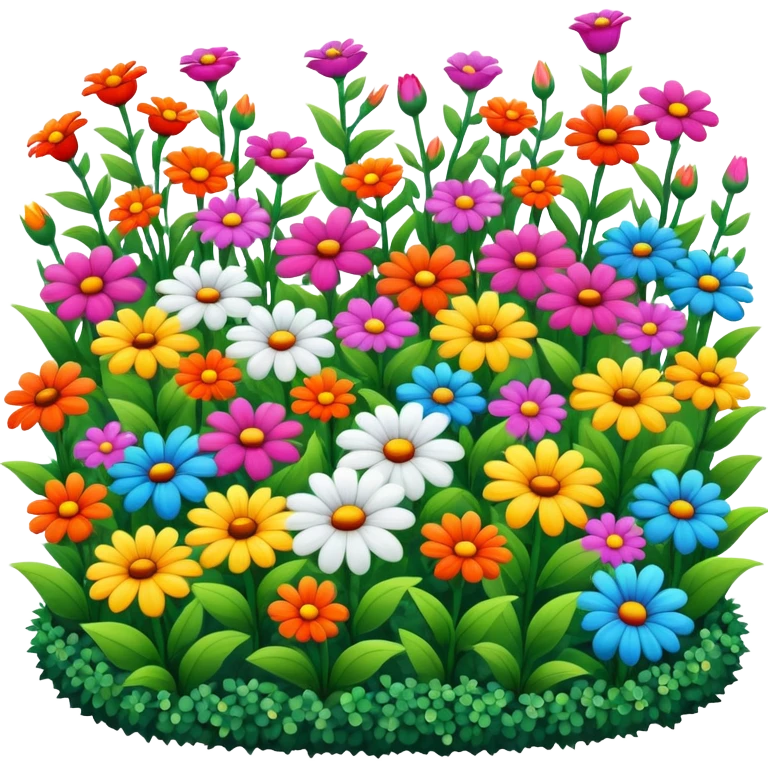 pretty flower bed emoji