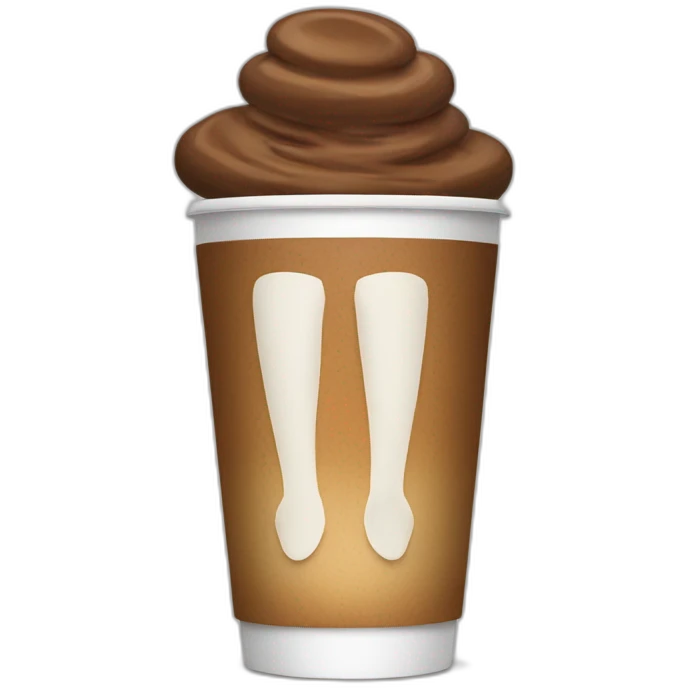 coffee with legs emoji