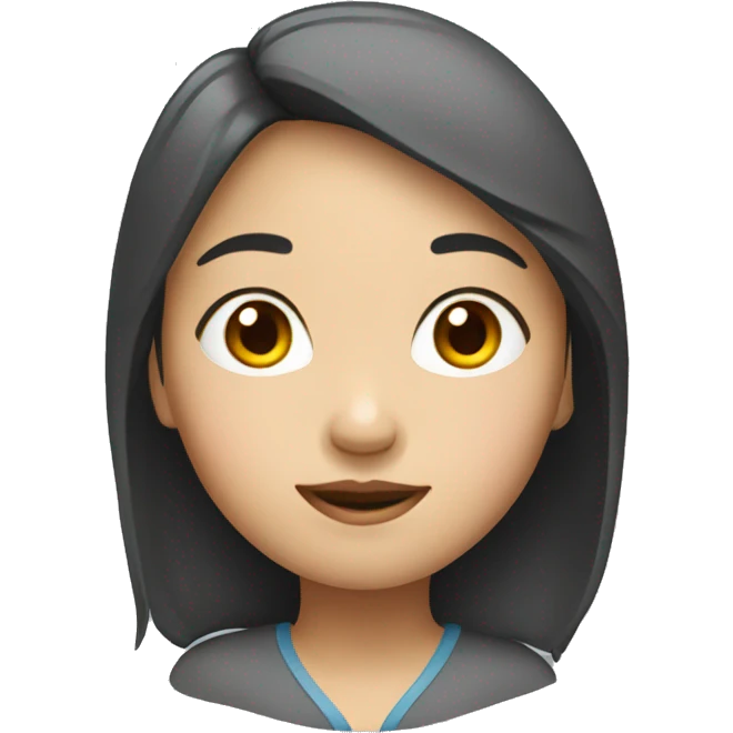 Asian girl emoji