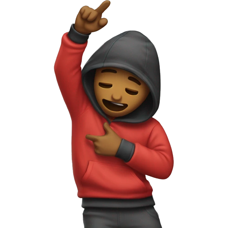 Someone dabbing  emoji