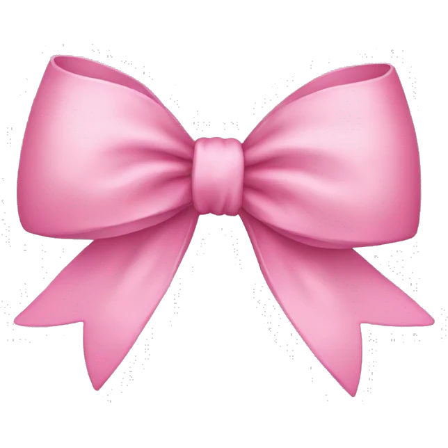 Bow pink emoji