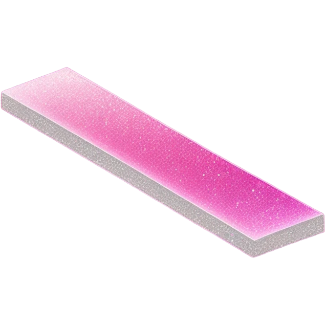 Pink ombre diving board with glitter emoji