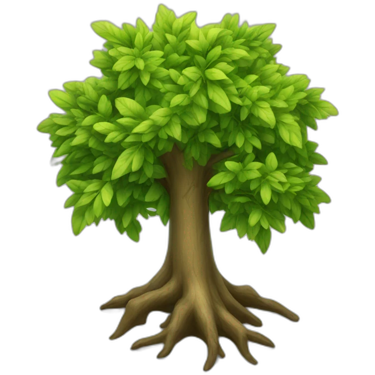 Un arbre volt emoji