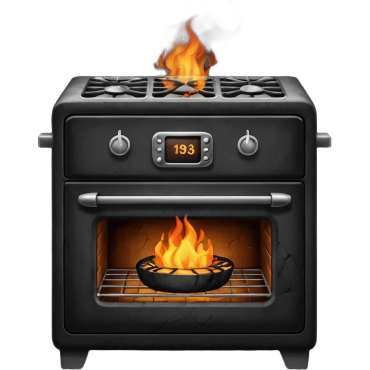 burnt oven emoji
