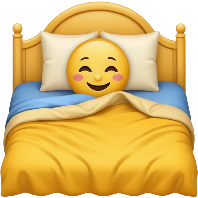 Sleep emoji in bed emoji