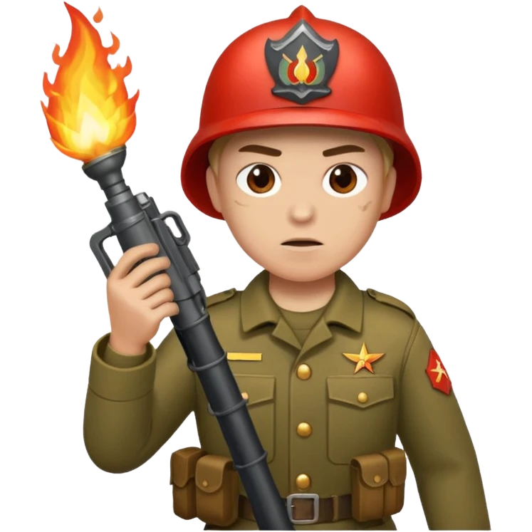flame thrower war emoji