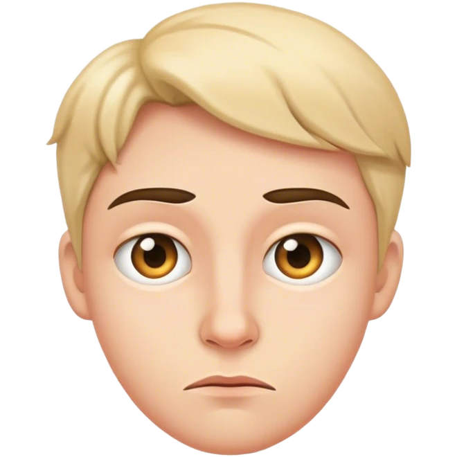 suspicious face emoji