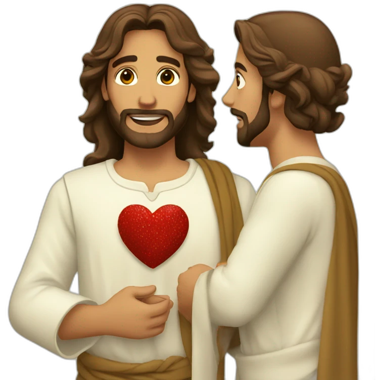 Amoureux de jesus emoji