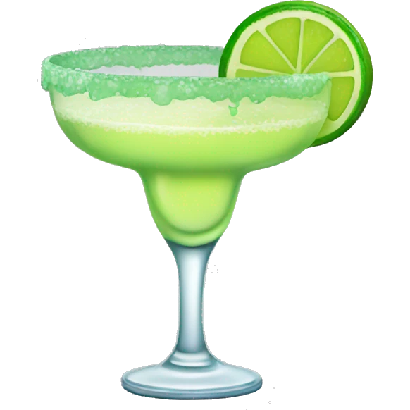 Margarita in a glass emoji