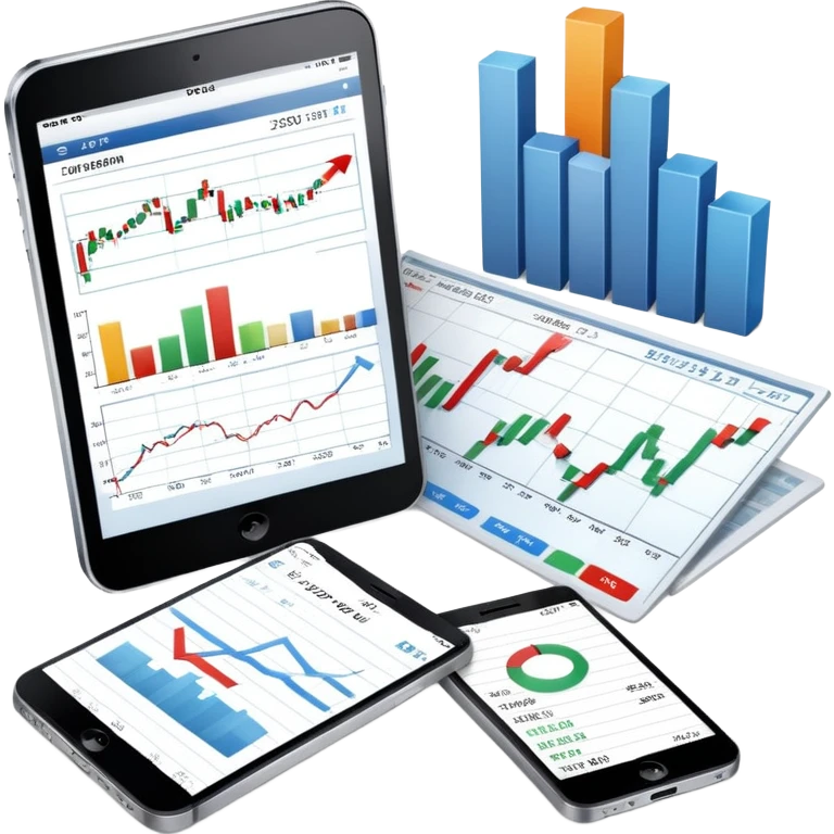 stock exchange trading emoji