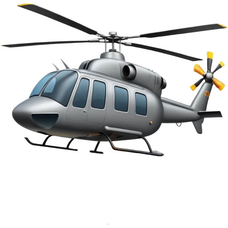  helicopter with smoke emoji