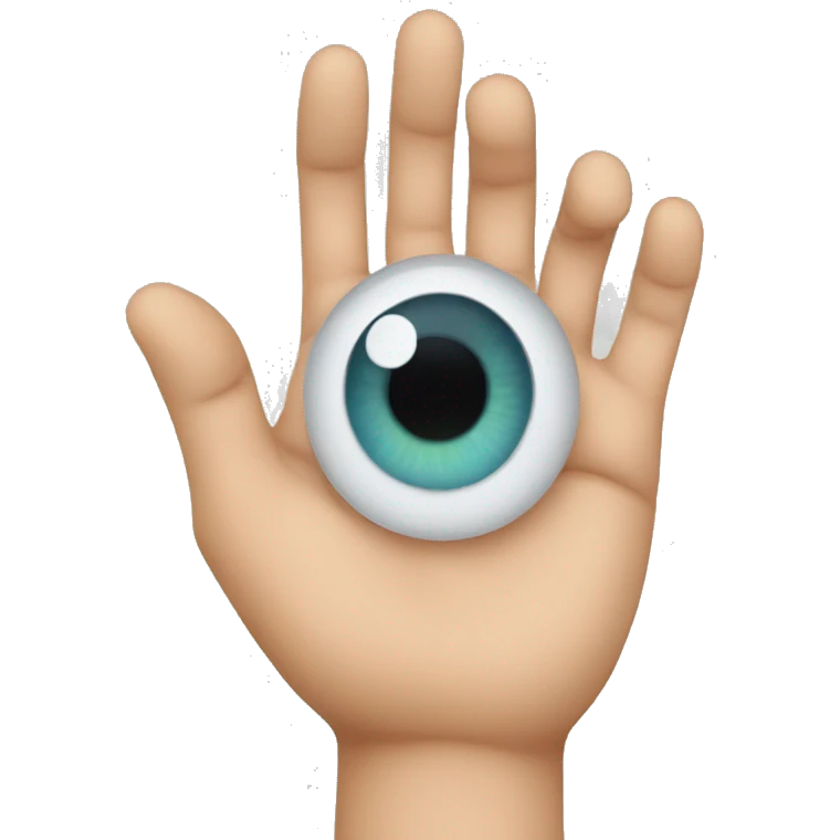 Eyehand emoji