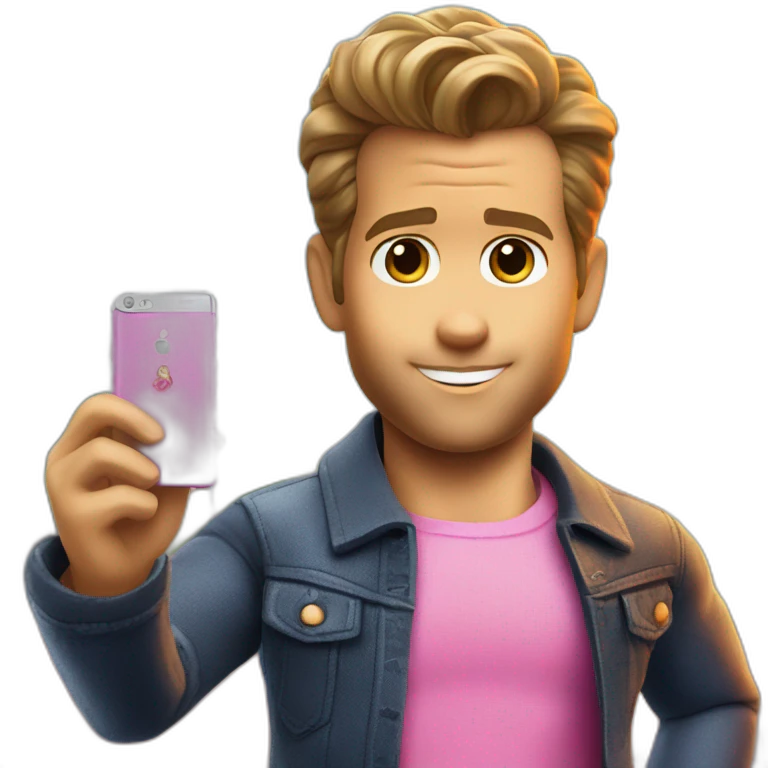 ryan reynolds in barbie movie emoji