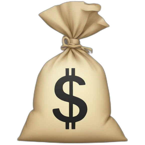 dollar sign bags emoji