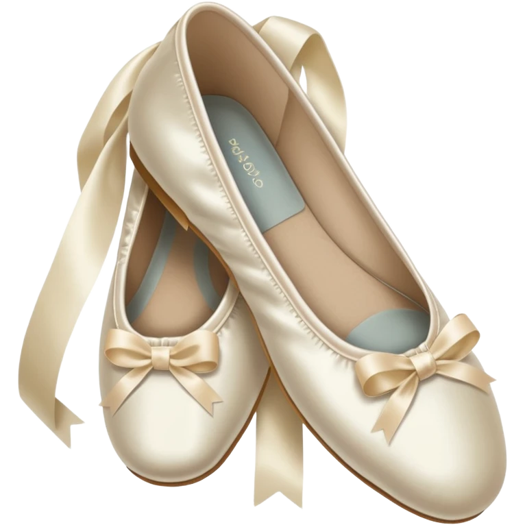 Ivory ballet shoes emoji
