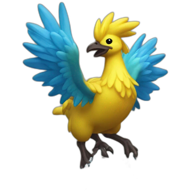 Chocobo wave emoji