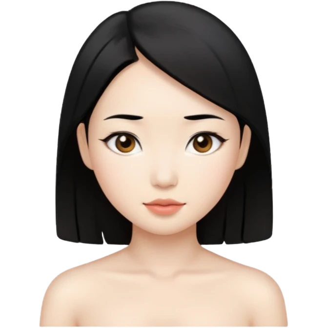 Naked asian woman emoji