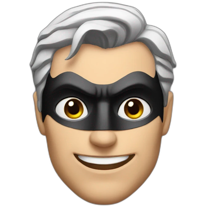 Batman in love emoji