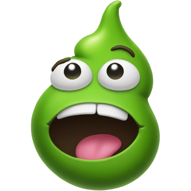Green poop emoji emoji