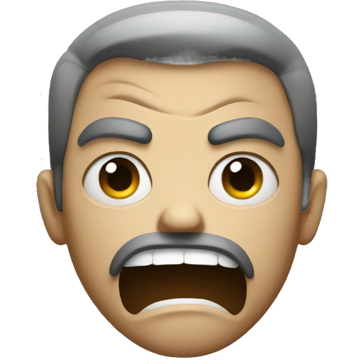 Angry face  emoji