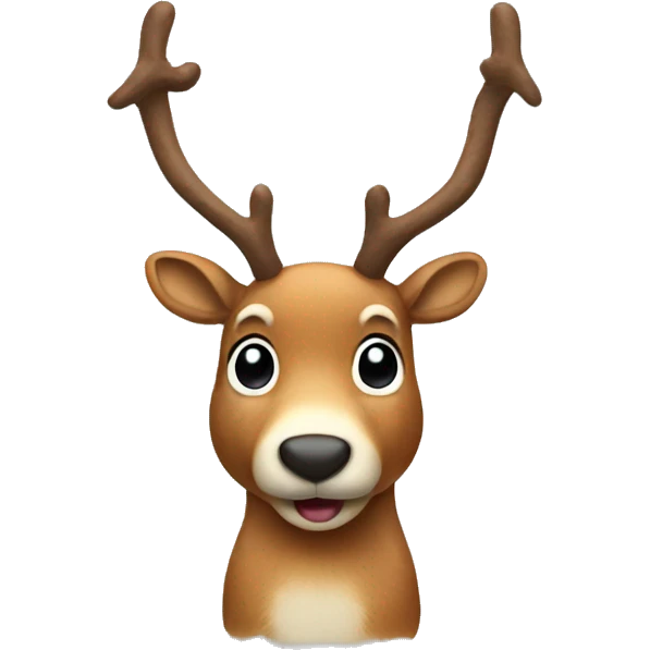 peanut reindeer emoji