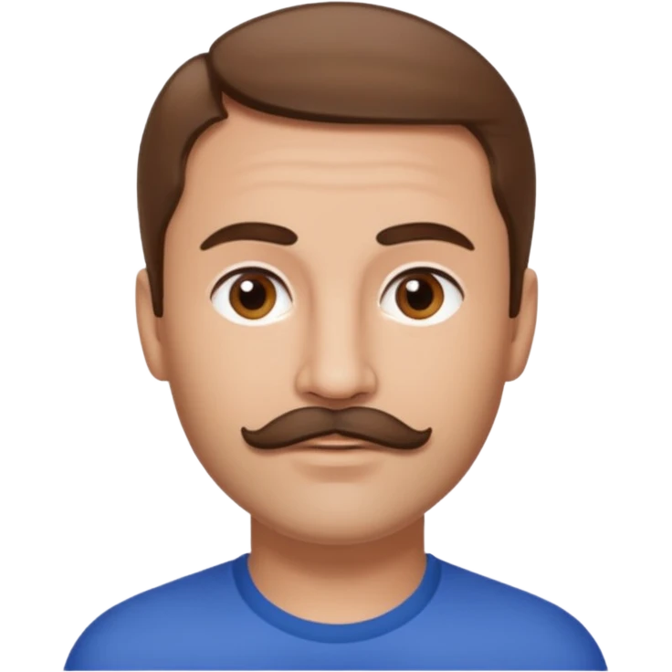 Terry Coldwell of East 17 with brown hair and thin mustache emoji