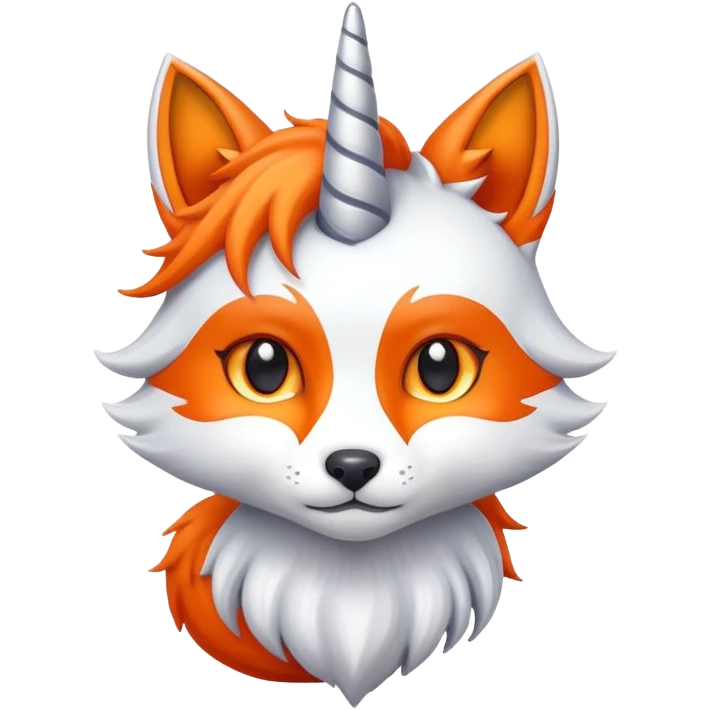 Unicorn, fox , Cat in one.  emoji