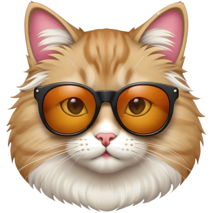 Cat wearing sunglasses emoji