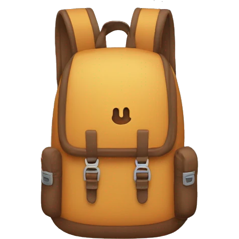backpack strap emoji