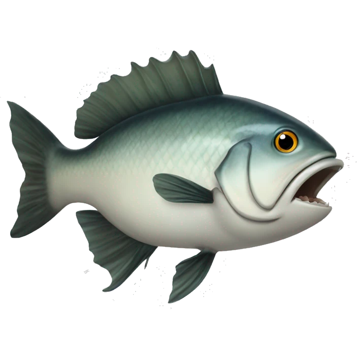 How you would show how large a fish is with your hands  emoji