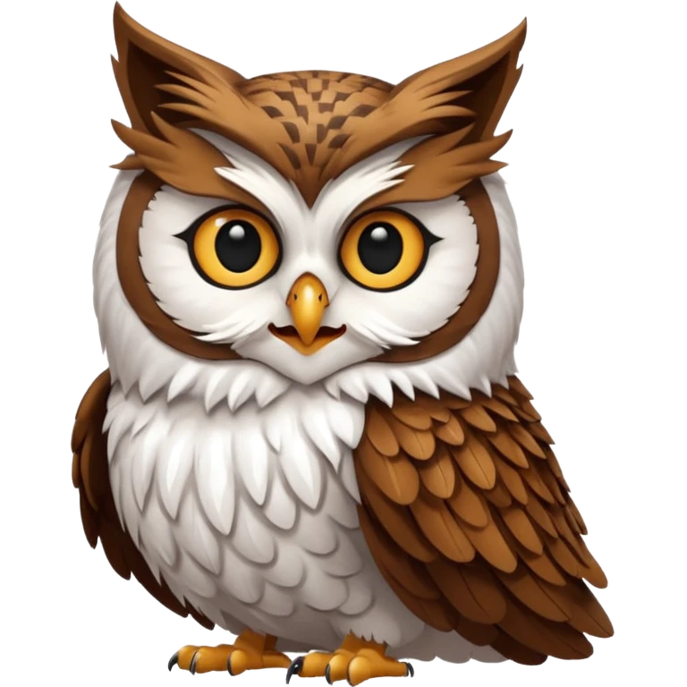 Make a cat owl emoji