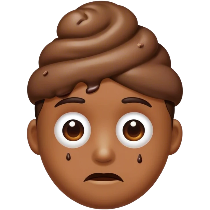 Person with poop on head emoji