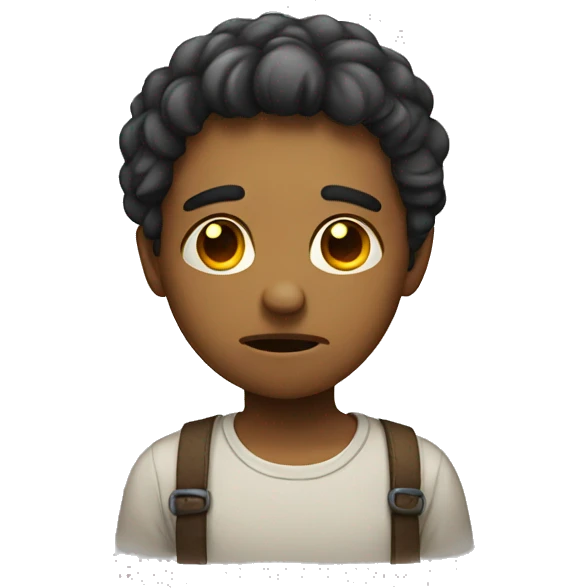 Sad and happy emoji