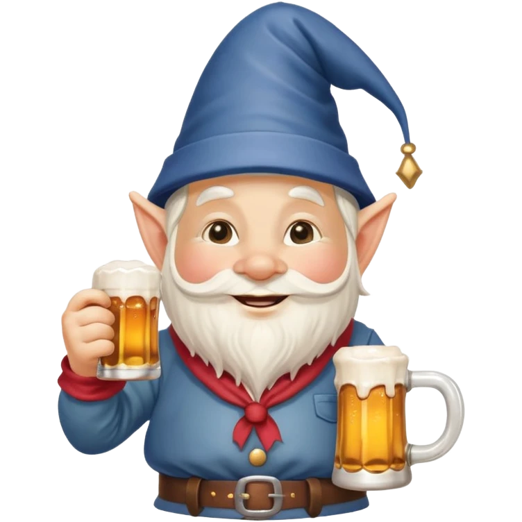 Drunk garden gnome emoji
