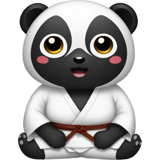 Panda wearing Japanese fundoshi emoji