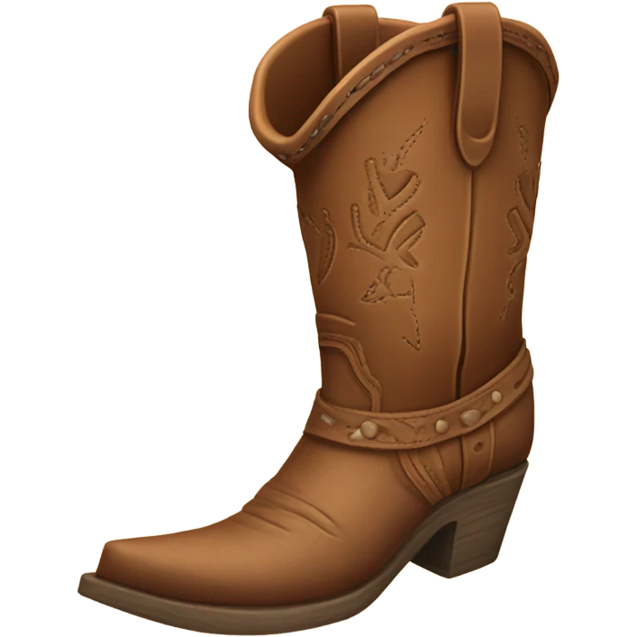 Cowboy boot emoji