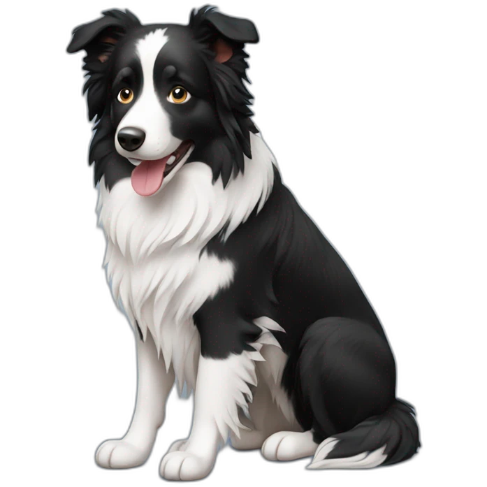 Border collie emoji