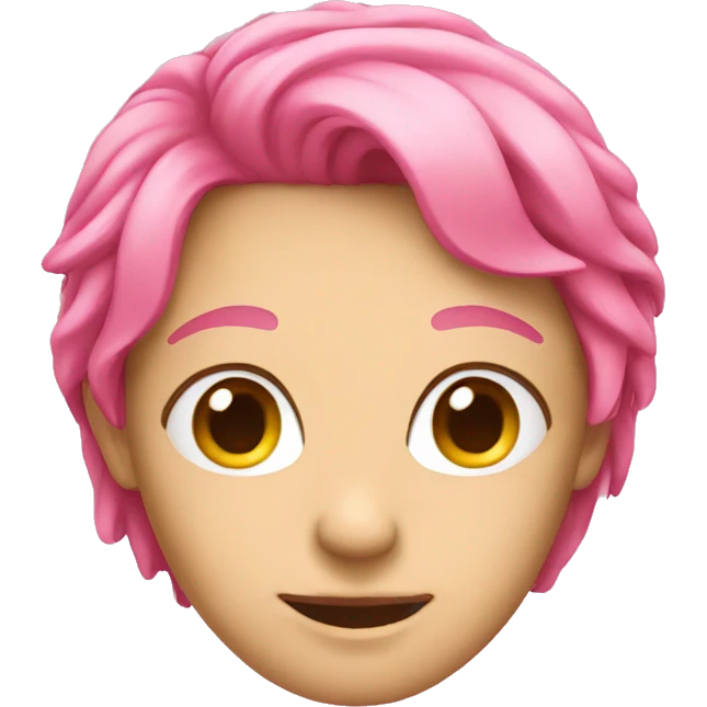 Pink  emoji
