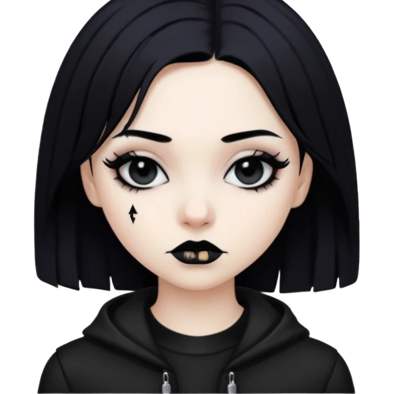Cute girly and emo emoji