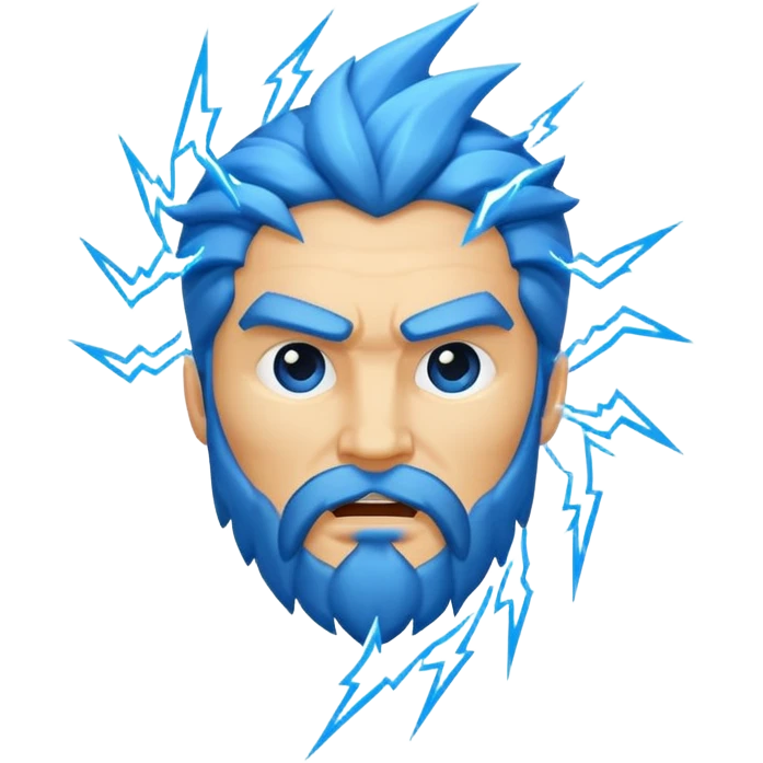 zeus's lightning emoji