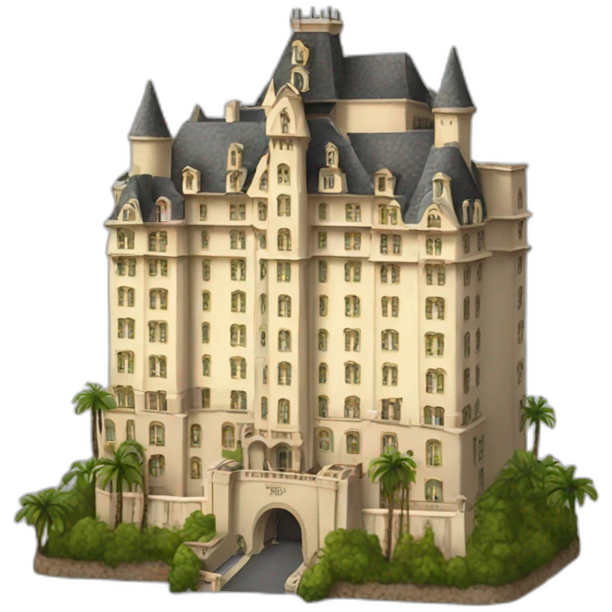 Hollywood tower hotel emoji