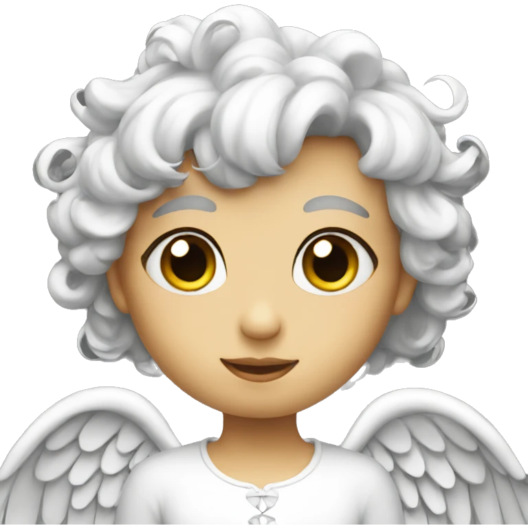 Angel with 6 wings with eyes emoji