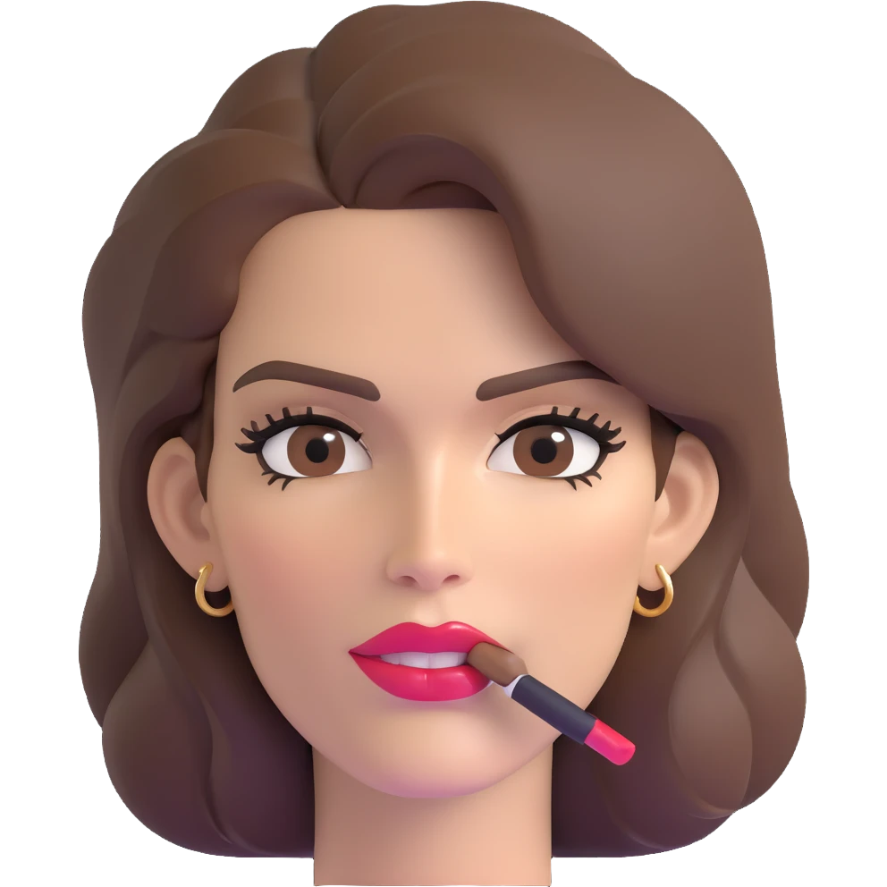 Cindy Crawford legendary supermodel with beauty mark above her lip, brown hair emoji